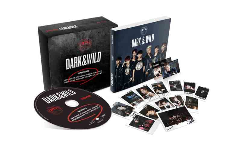 Contenido de BTS Dark & Wild 1st Studio Album