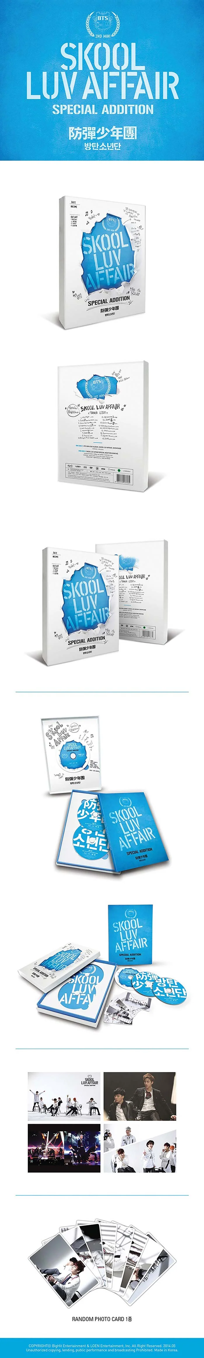Contenido de BTS Skool Luv Affair Special Edition · reedición