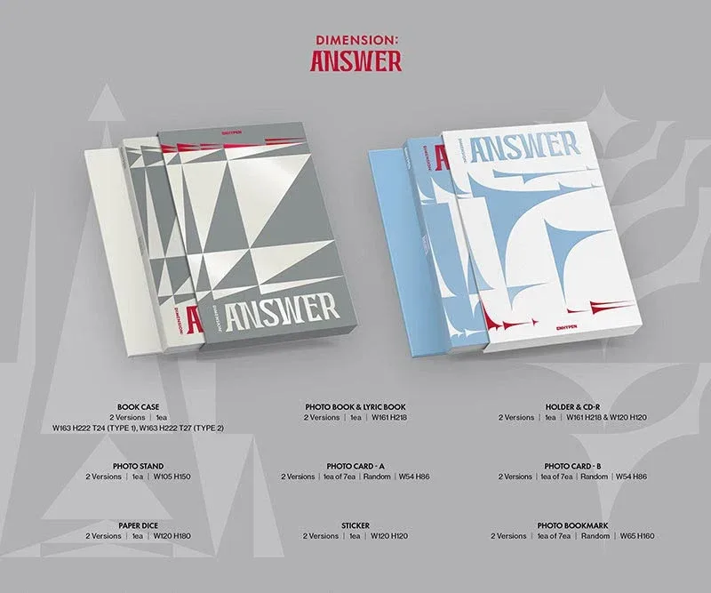 Contenido de ENHYPEN DIMENSION : ANSWER