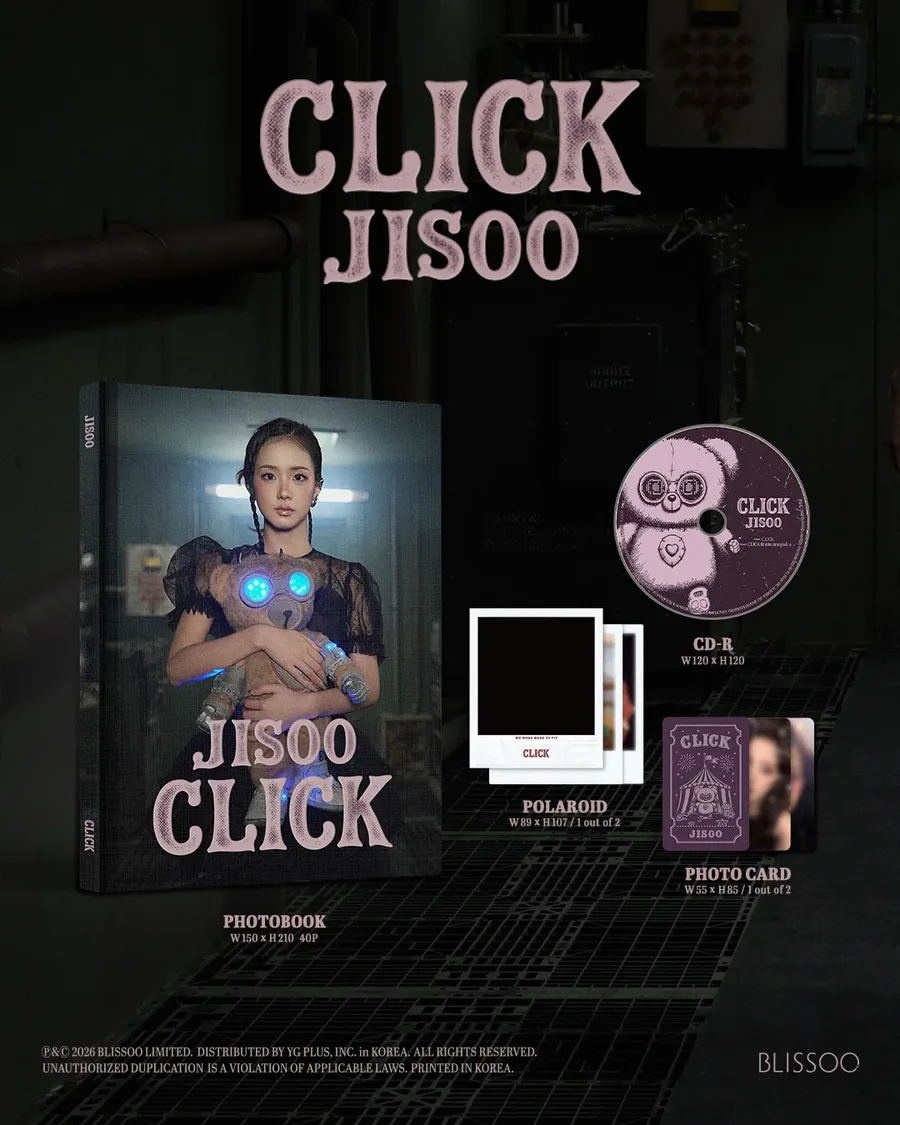 Contenido de JISOO CLICK Photobook Ver.