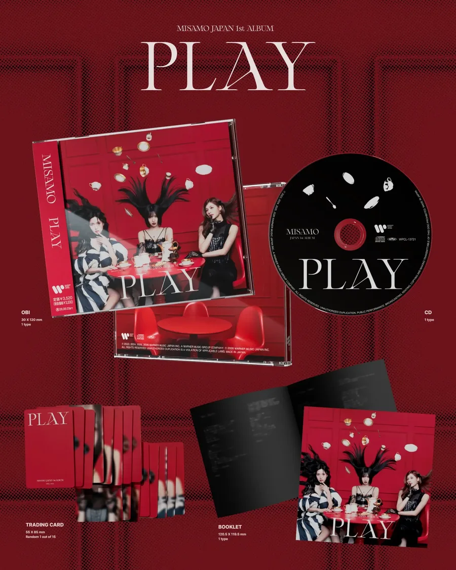 Contenido de MISAMO PLAY Japan 1st Album · Standard Ver.