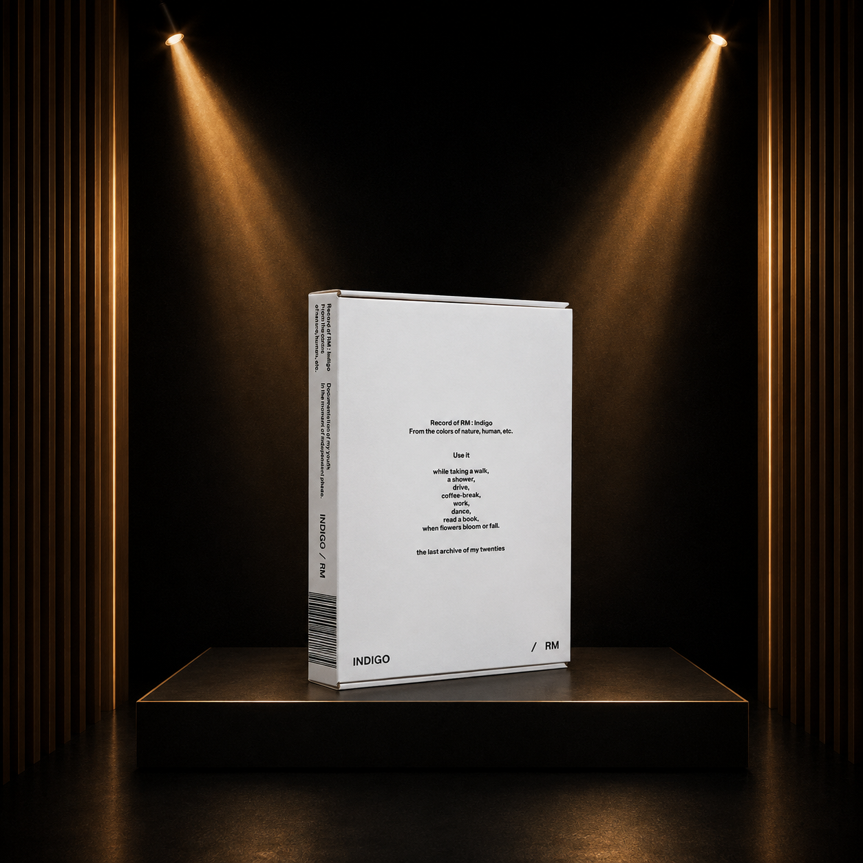 RM · Indigo · Book Edition