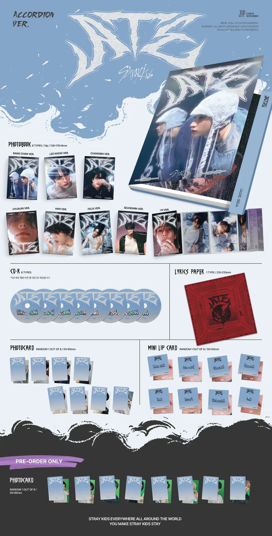 Contenido de Stray Kids ATE Accordion Ver.