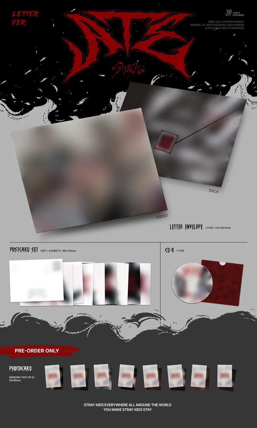 Contenido de Stray Kids ATE Letter Ver.
