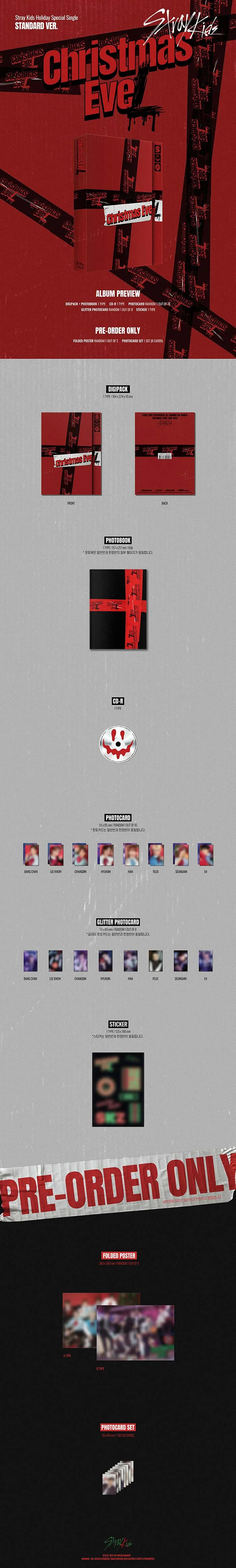Contenido de Stray Kids Christmas EveL Holiday Special Single · Standard Ver.