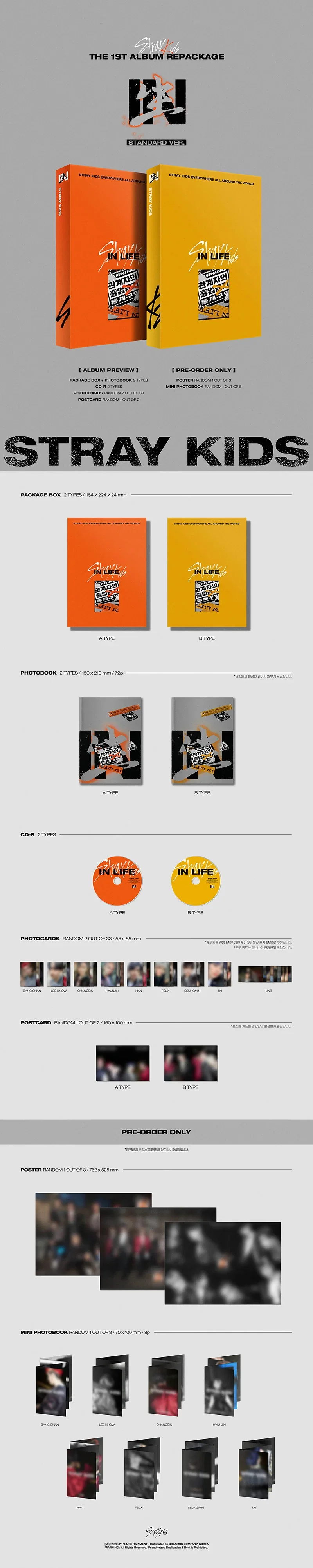 Contenido de Stray Kids IN生 (IN LIFE) Repackage · Standard Ver.