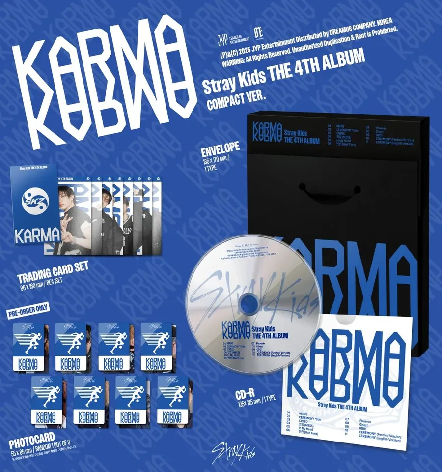 Contenido de Stray Kids KARMA Compact Ver.
