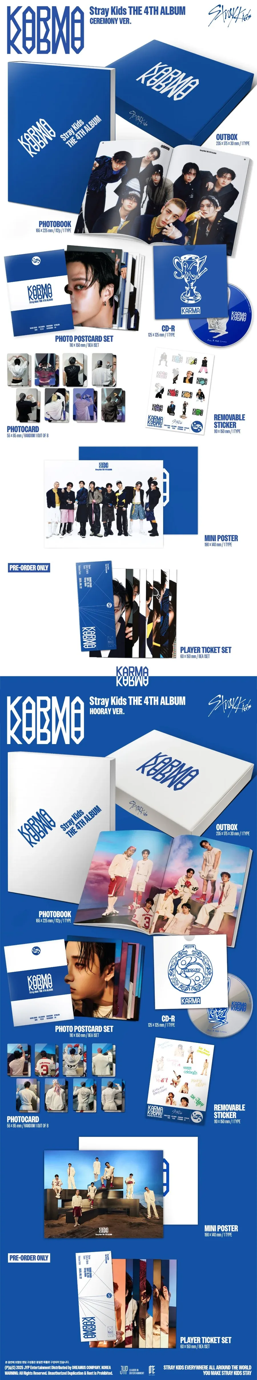 Contenido de Stray Kids KARMA 4th Album · Standard Ver.