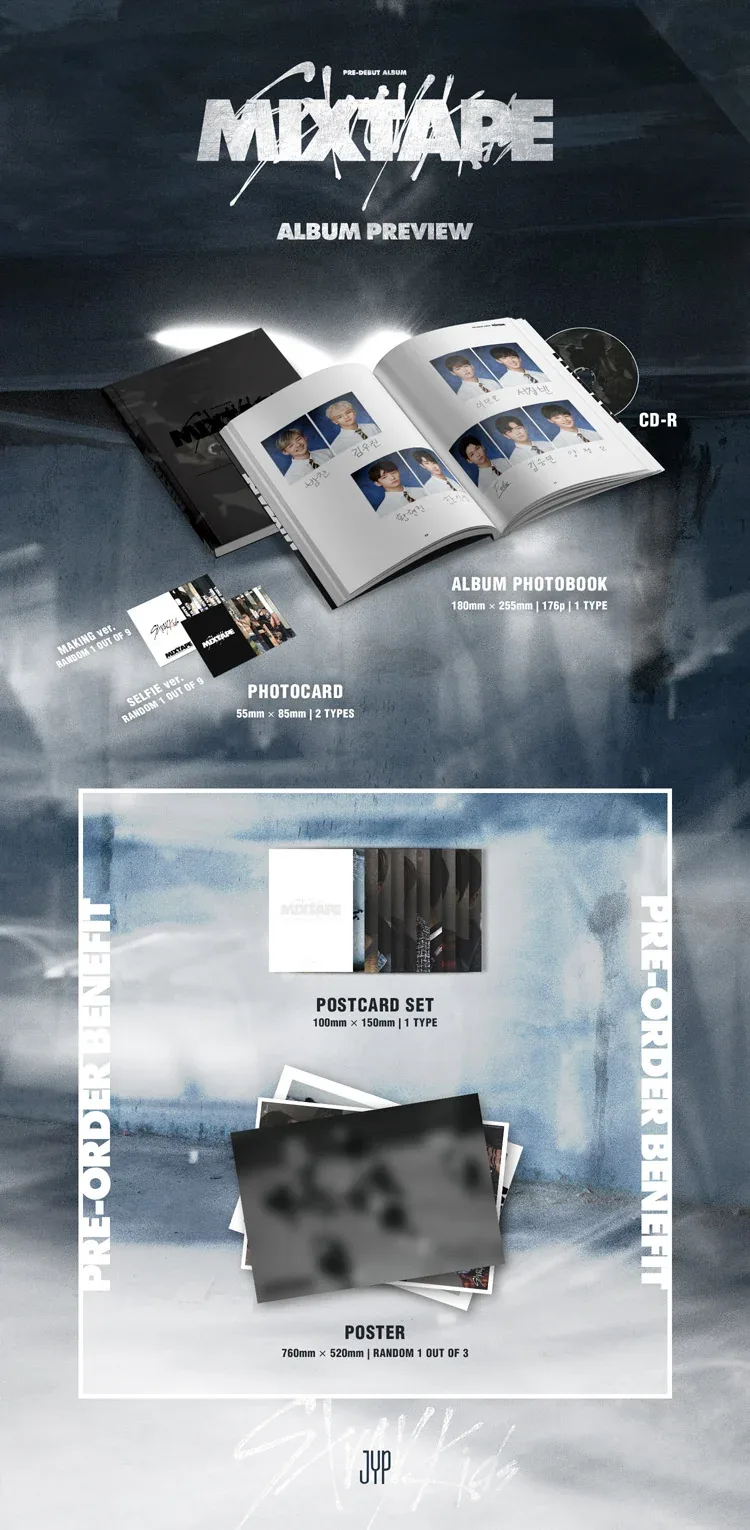 Contenido de Stray Kids Mixtape Álbum debut