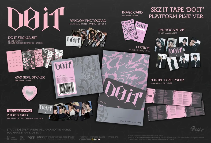 Contenido de Stray Kids SKZ-IT TAPE : DO IT Platform PLVE Ver.