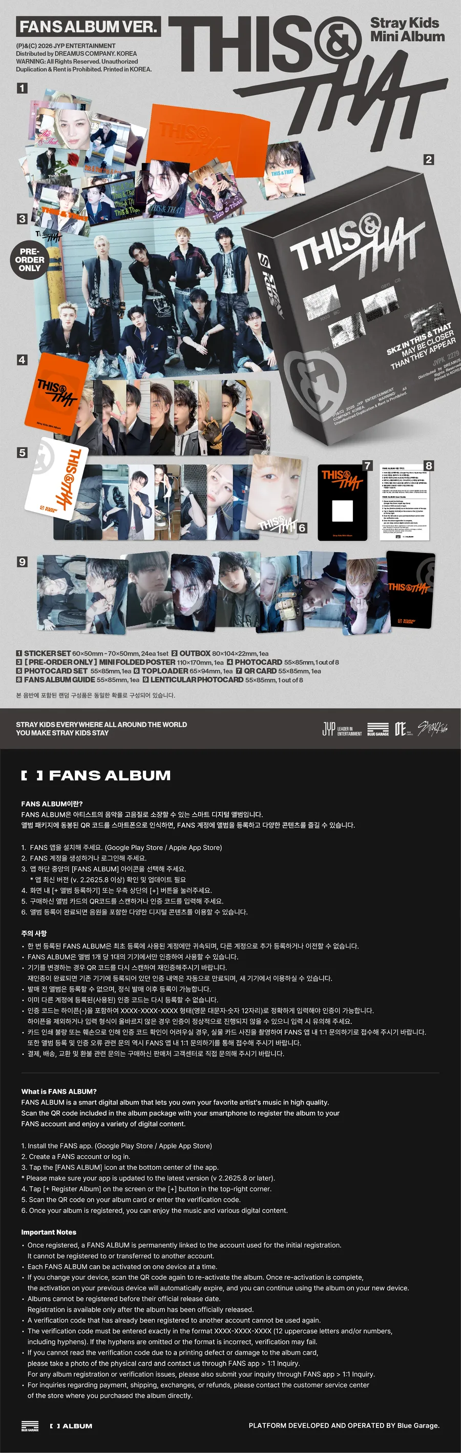Contenido de Stray Kids THIS◁▷THAT Fans Album Ver.