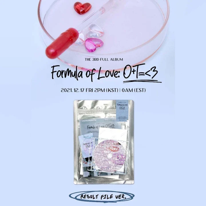 TWICE · Formula of Love : O+T=<3 · Result File Ver.