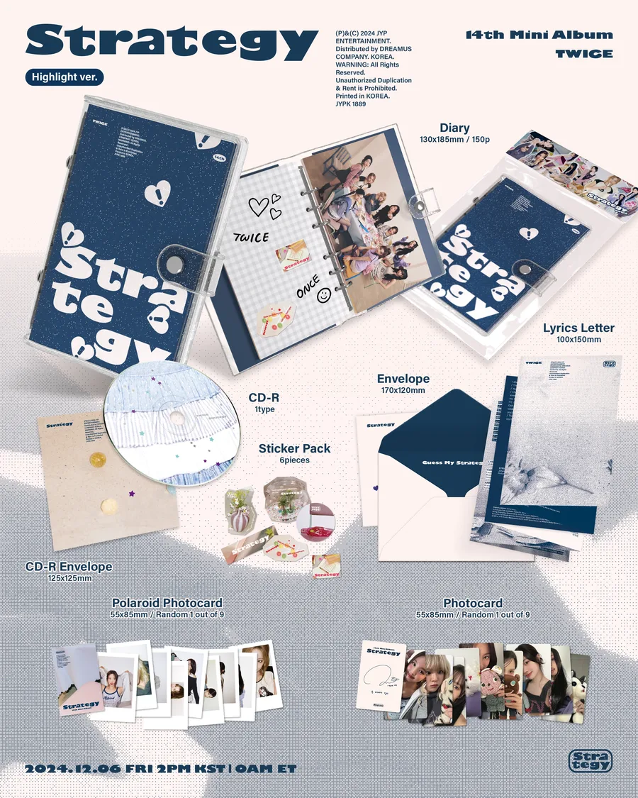 Contenido de TWICE STRATEGY Highlight Ver.