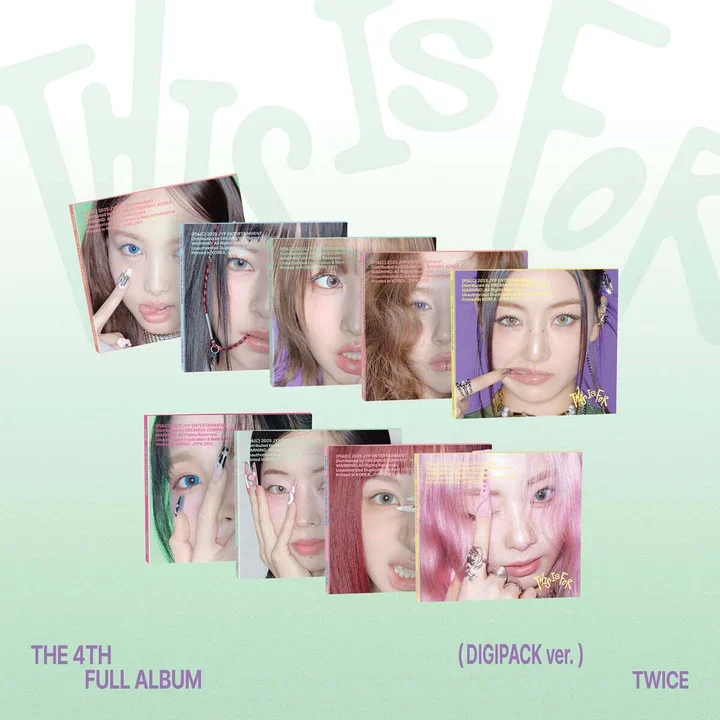 TWICE · THIS IS FOR · Digipack Ver.