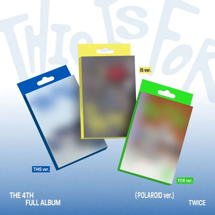 TWICE · THIS IS FOR · Polaroid Ver.