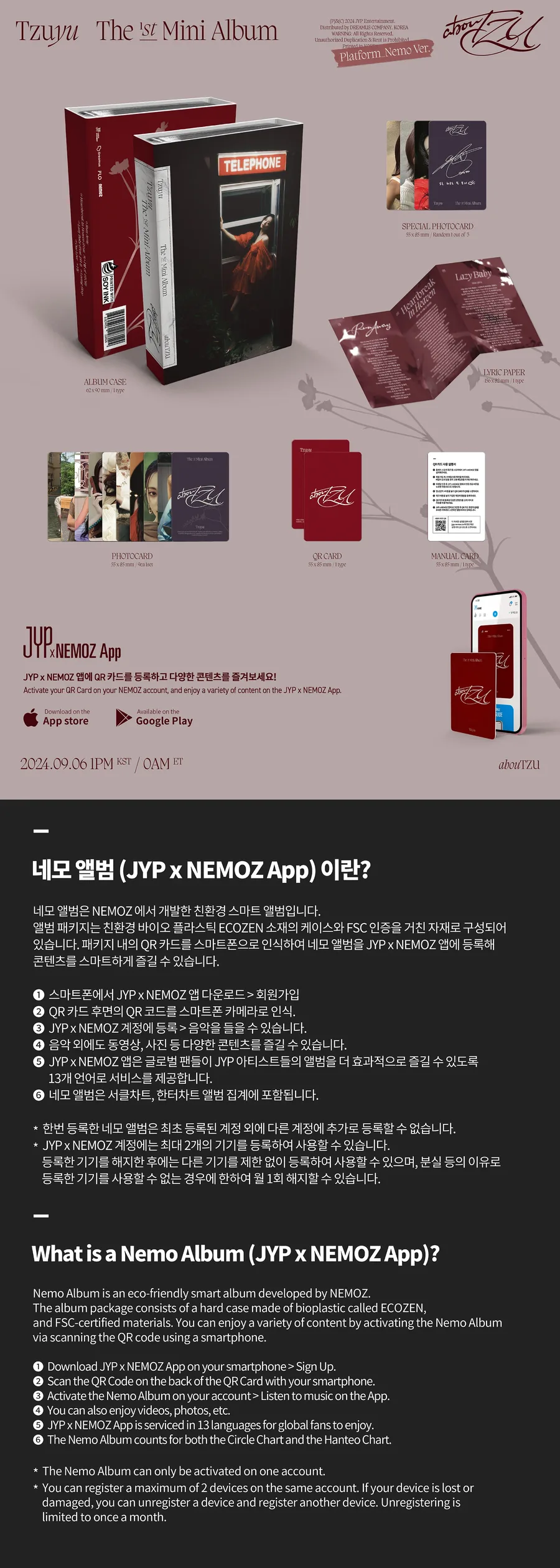 Contenido de TZUYU abouTZU Platform Nemo Ver.